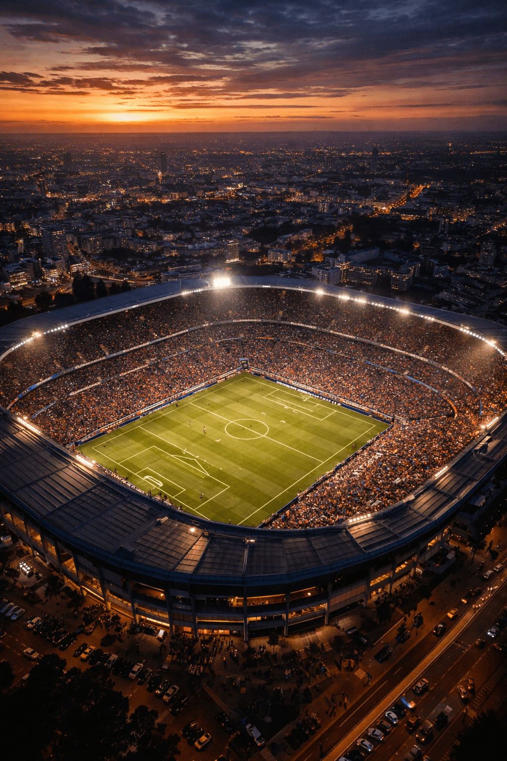 Stade vue aérienne